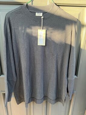 Pact Women's Crewneck Sweater in Charcoal